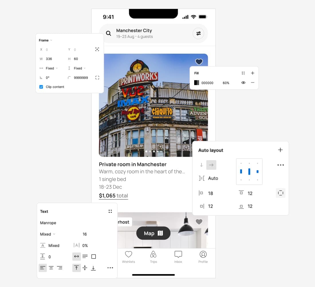 1000's of editable screens