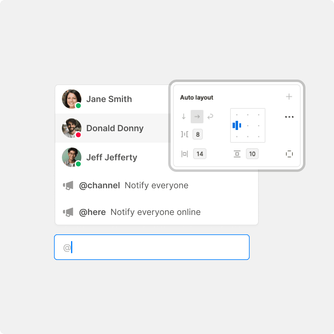 Optimised for Figma efficiency
