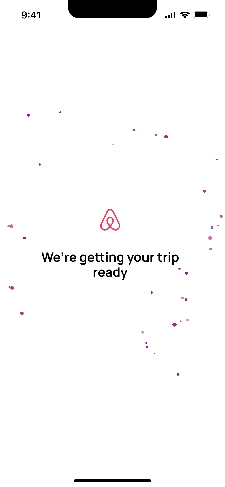 We're getting your trip ready animation.