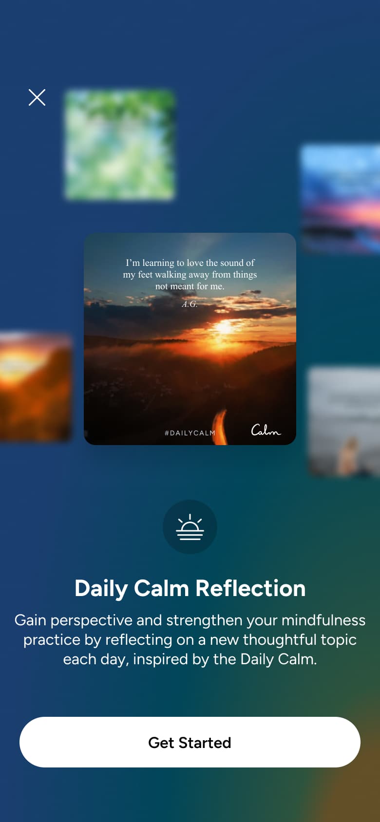 Daily reflection intro: gain perspective, get started.