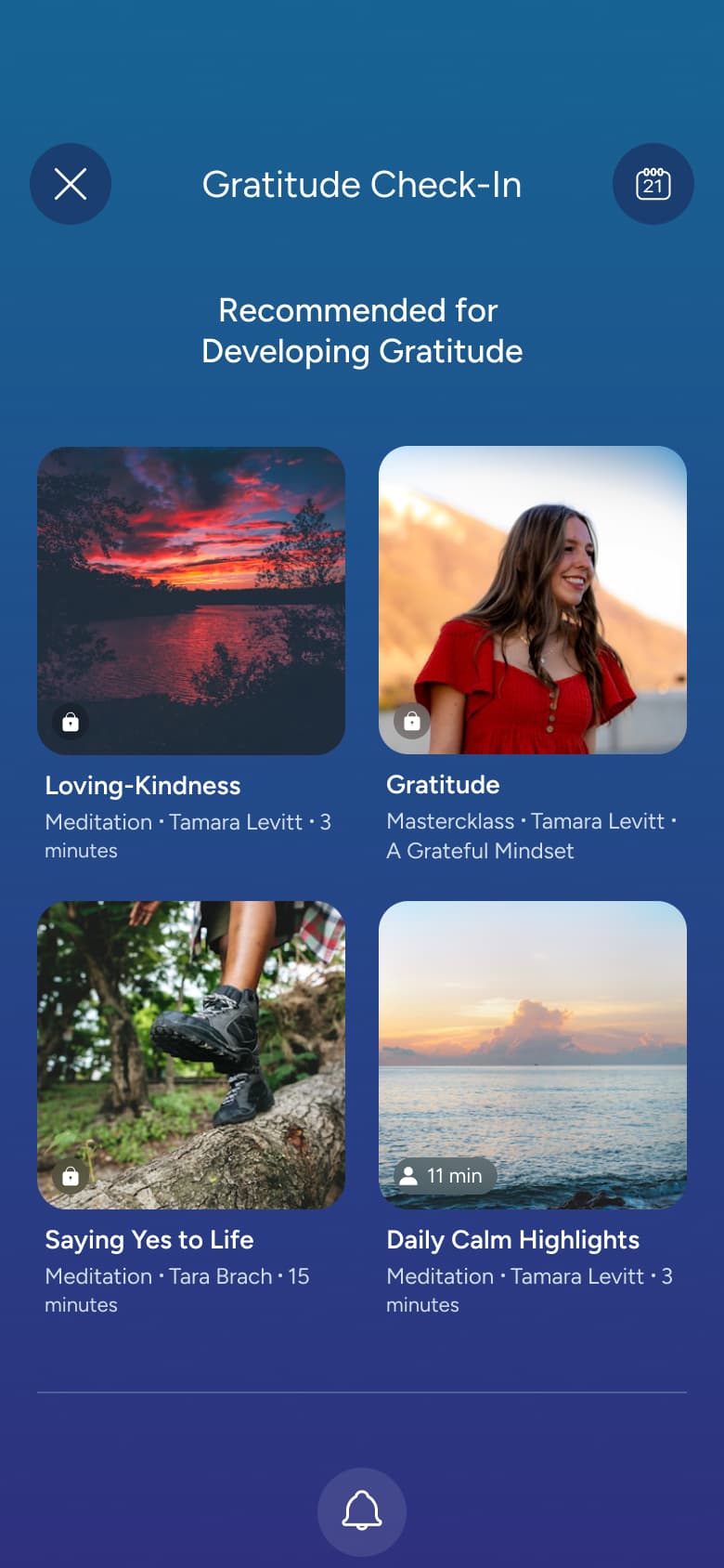 Recommended for developing gratitude.