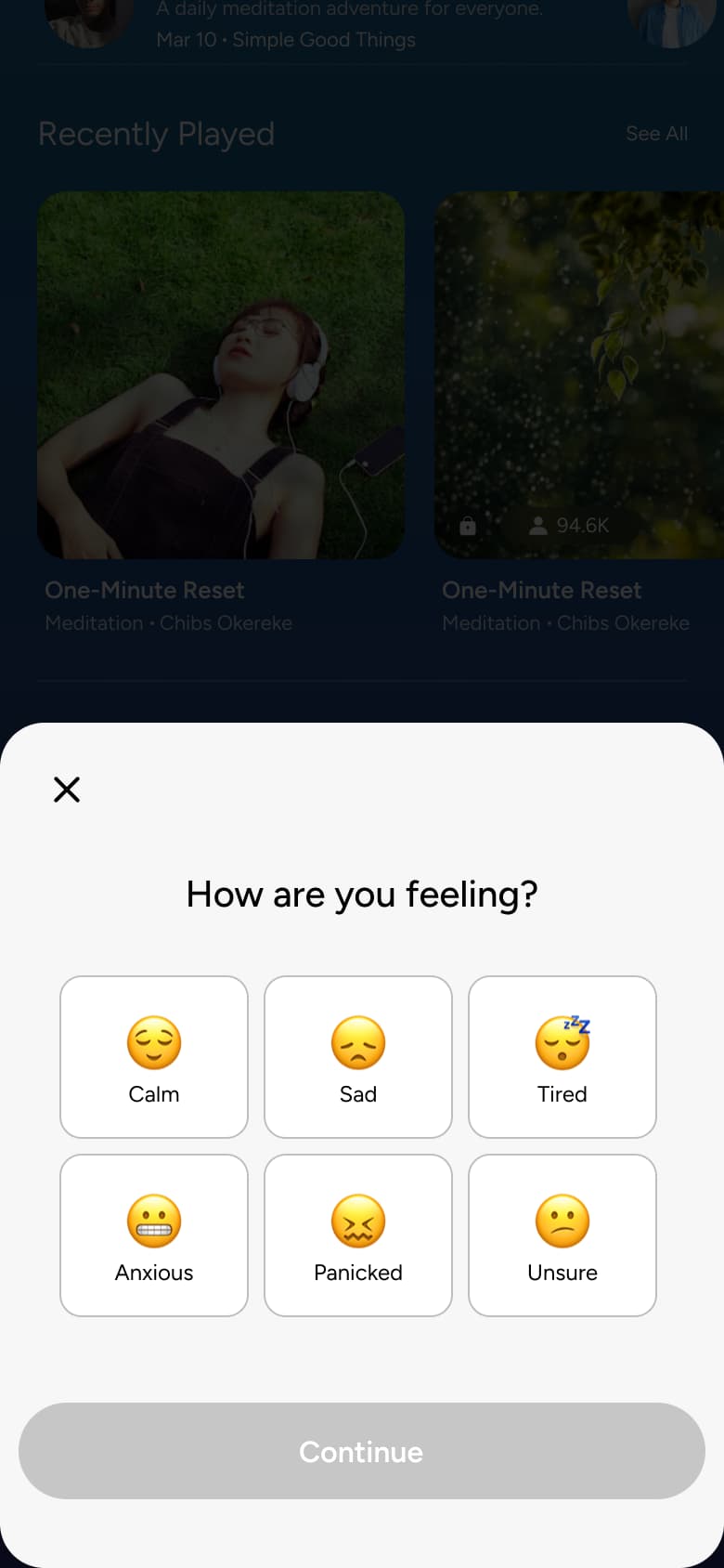 How are you feeling sheet: mood tiles.