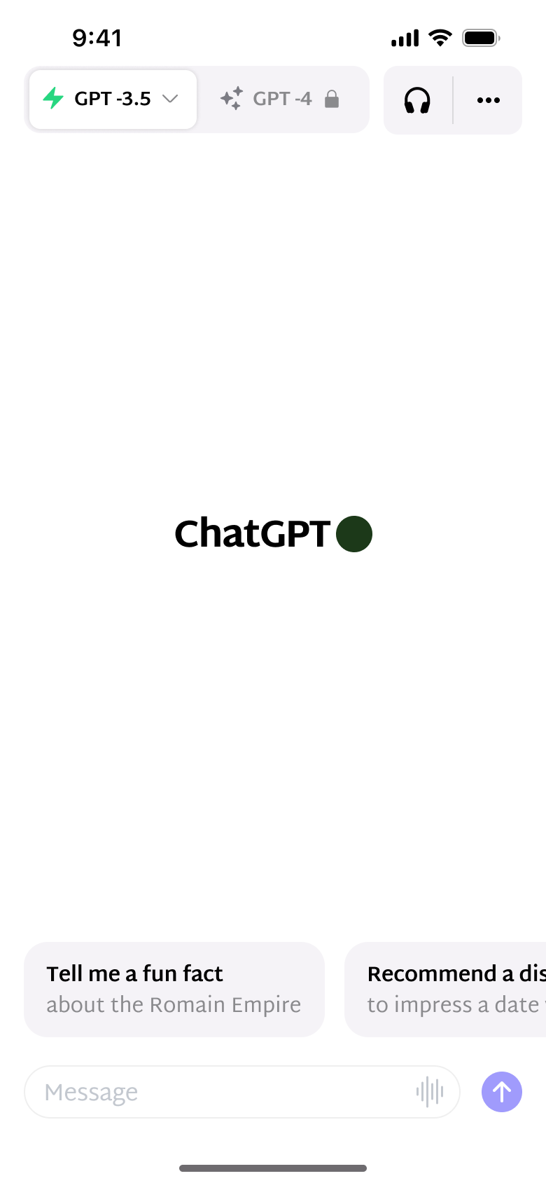 ChatGPT flow, step 1: voice1