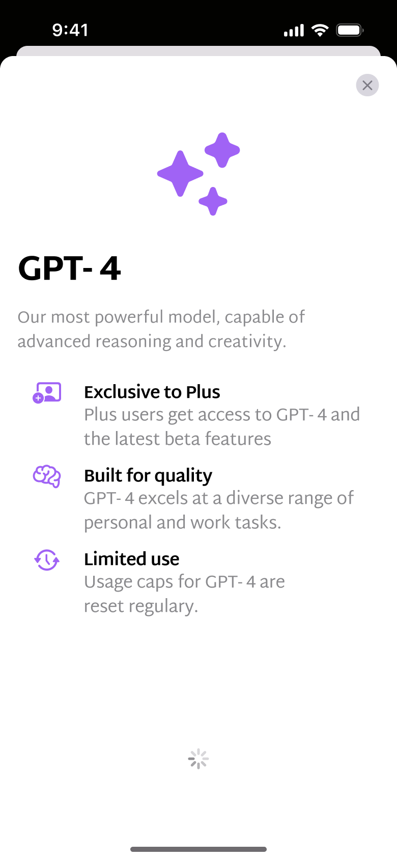 Upgrade to model 4 paywall loading.