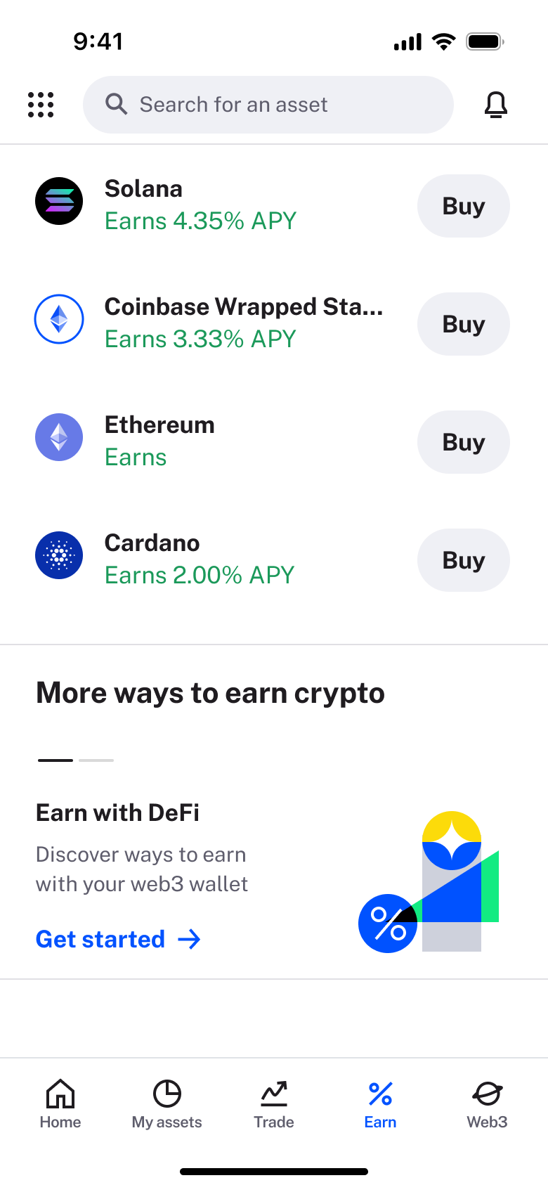 Earn scrolled: more ways to earn with DeFi card.