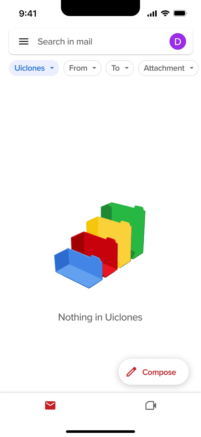Custom label view: nothing in label.