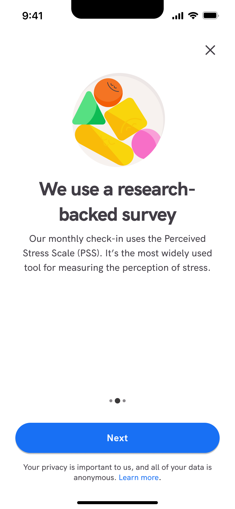 We use a research-backed survey explainer.