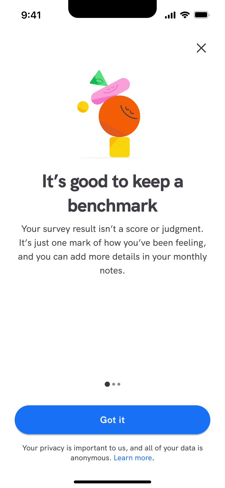 It's good to keep a benchmark explainer.