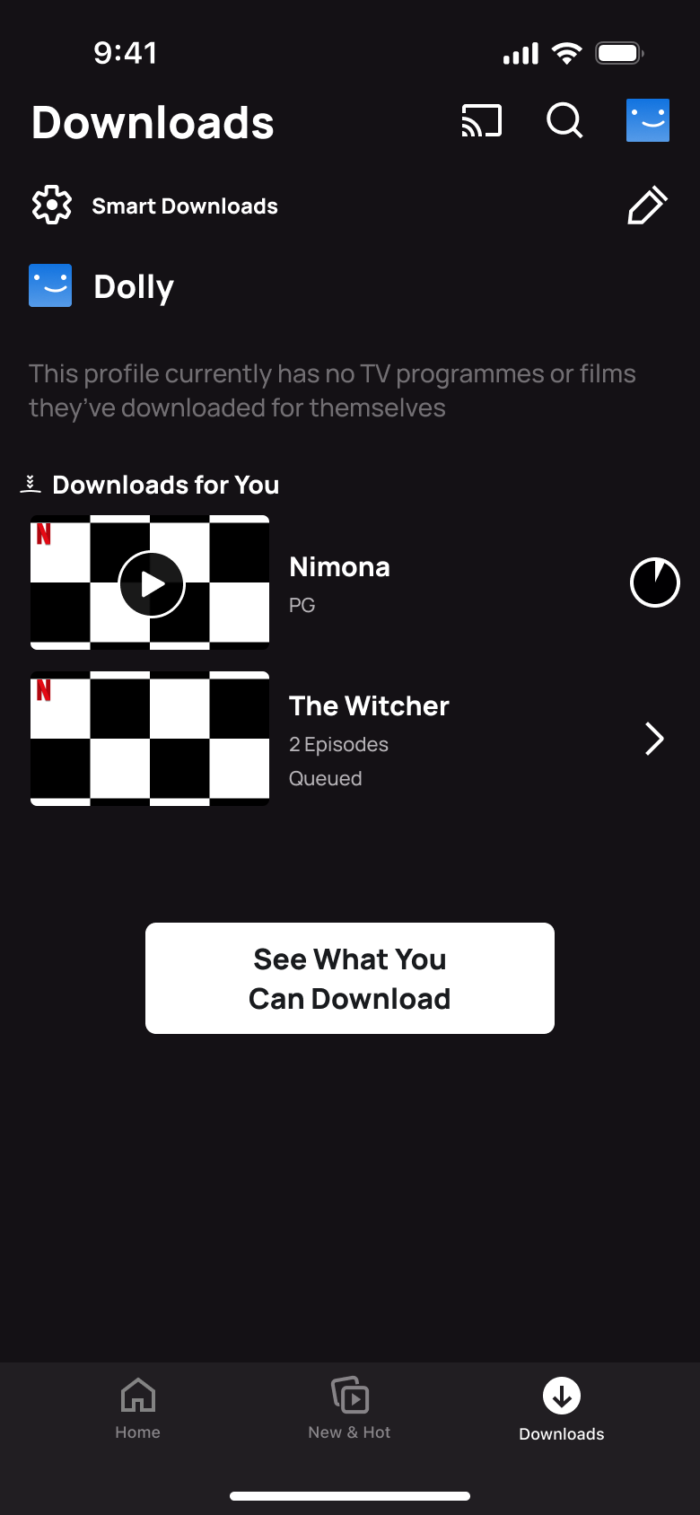 Nimona downloaded and ready to play.