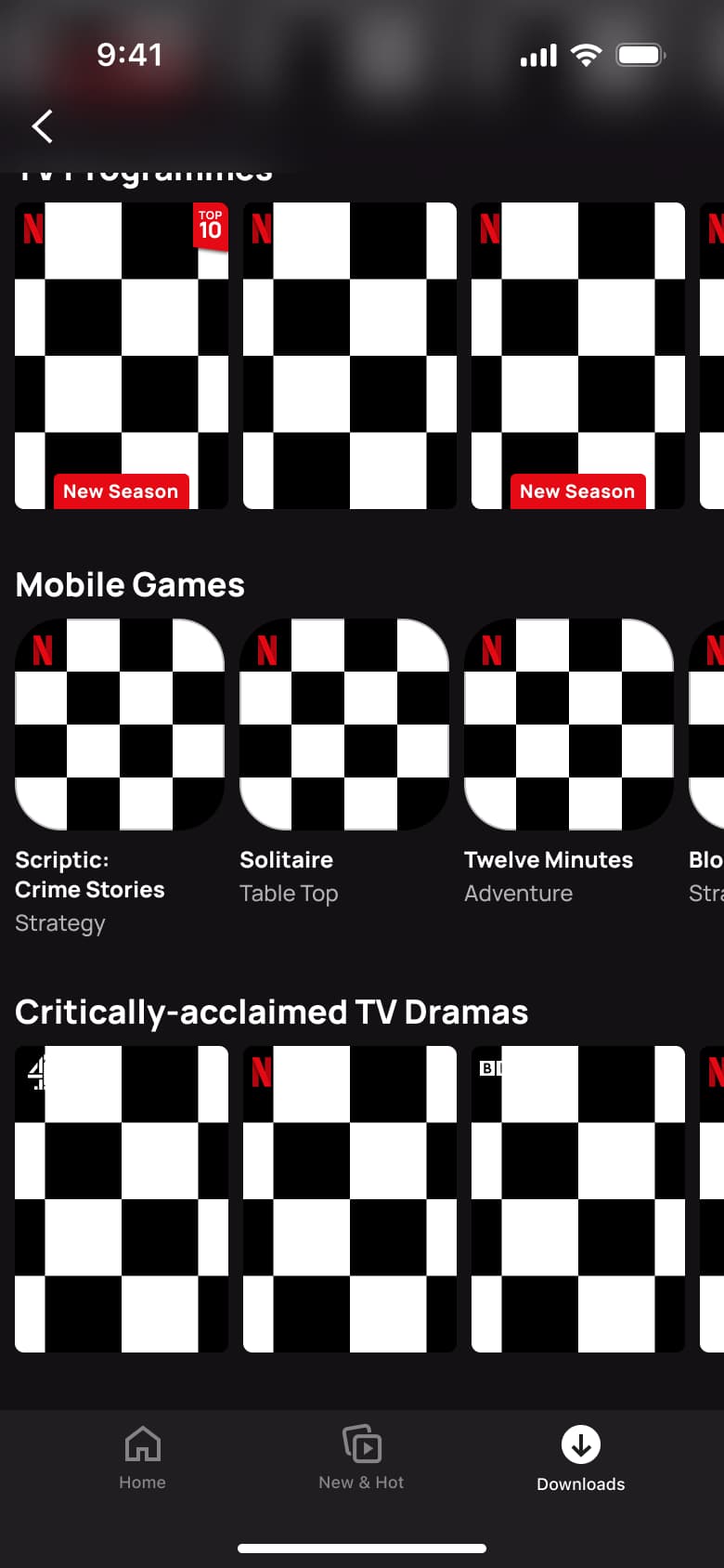 Netflix flow, step 1: downloads 5