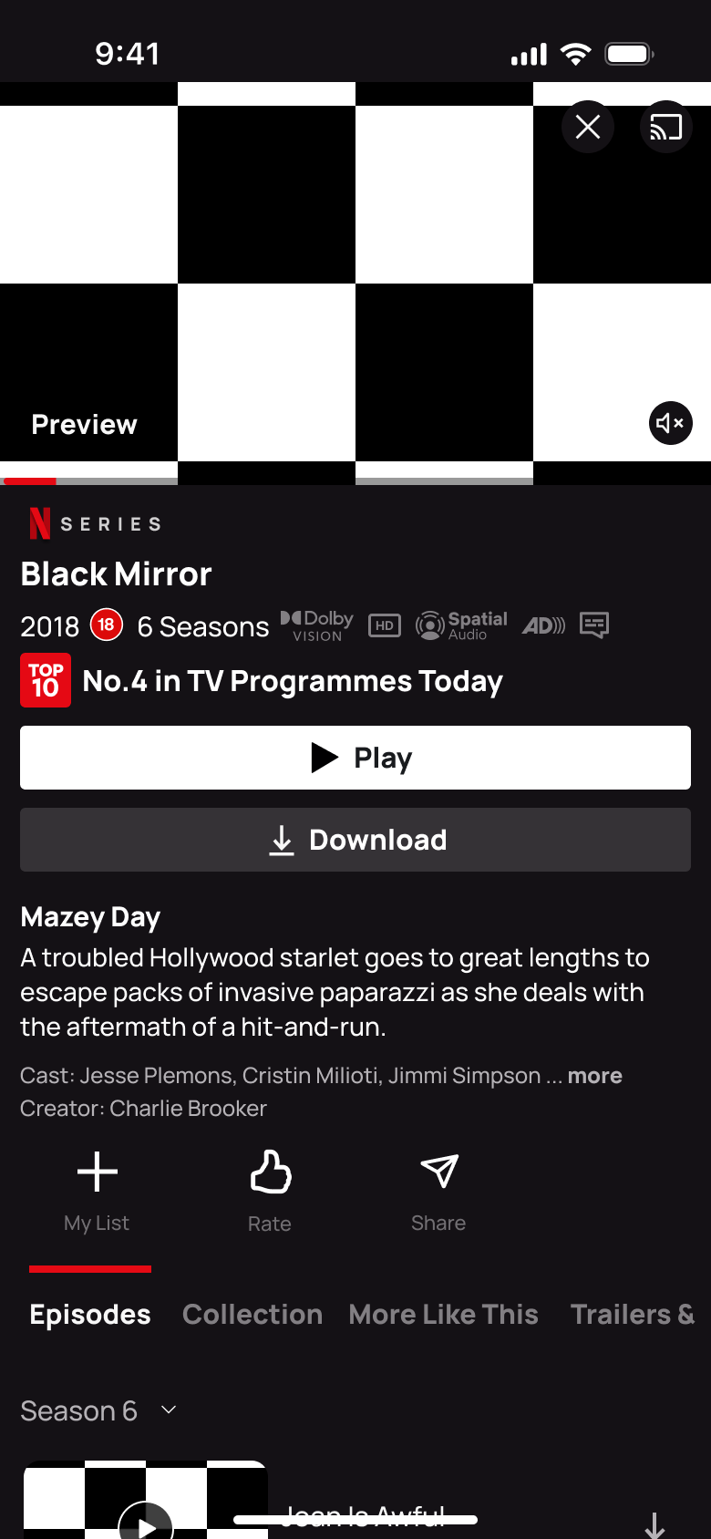Netflix flow, step 1: fim tv 3