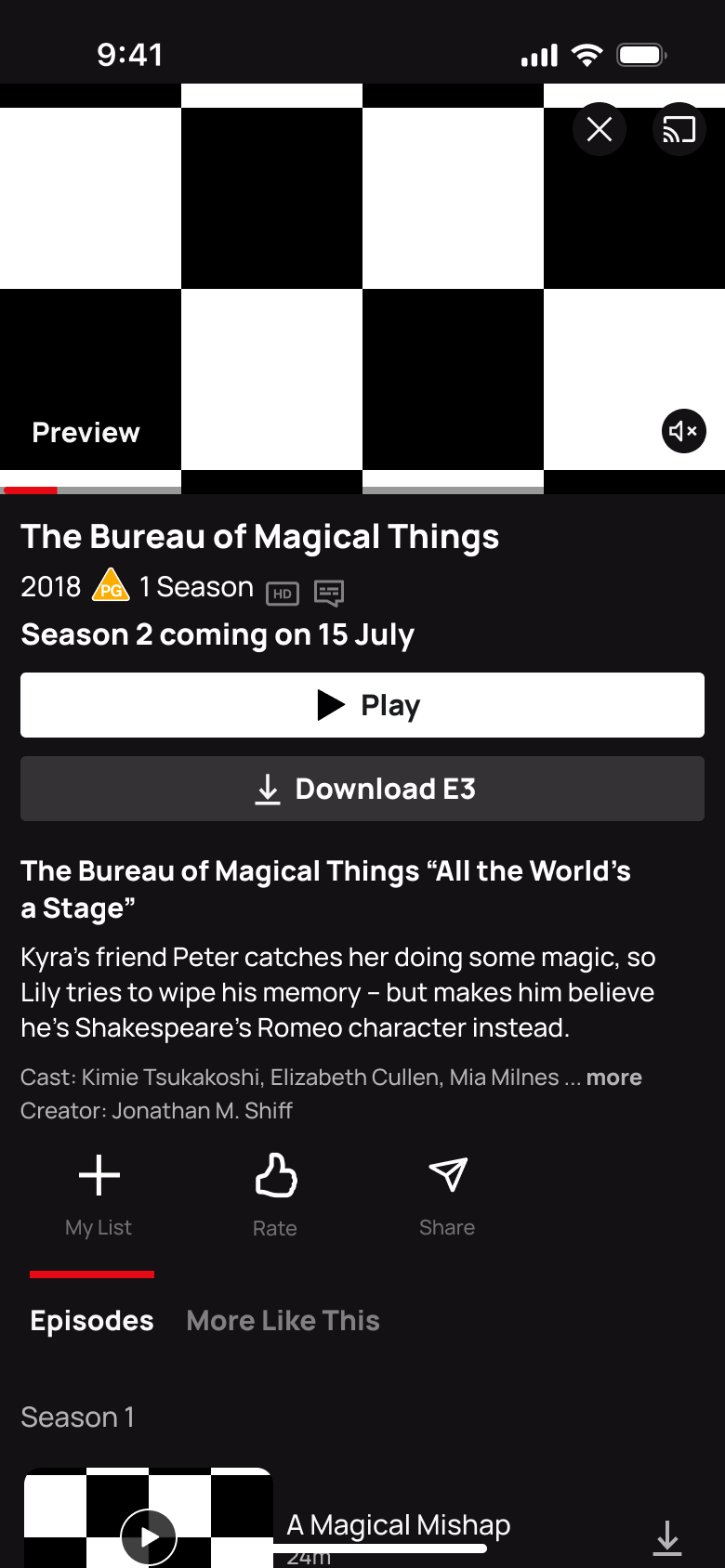 The Bureau of Magical Things detail: preview, play, download episode and episodes list.