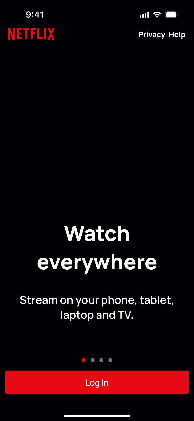 Watch everywhere: stream on phone, tablet, laptop and TV, with Log In.