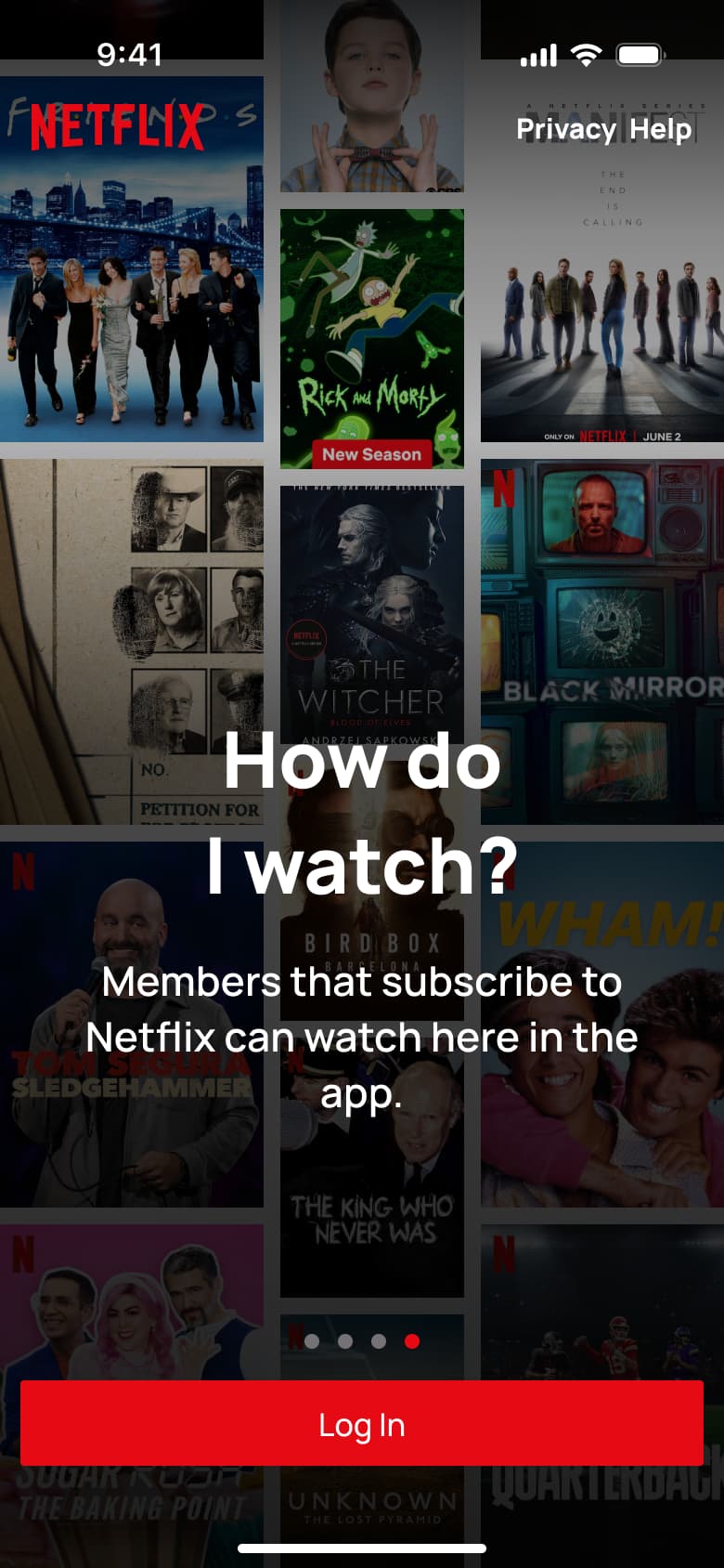 How do I watch: poster collage explaining members watch in the app.