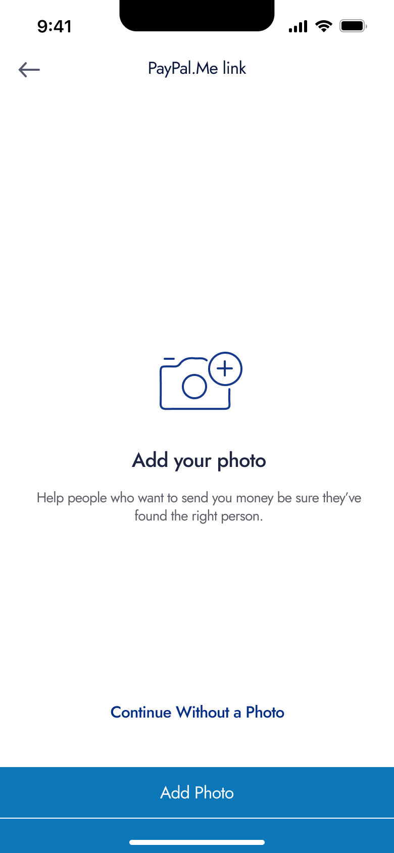 Add your photo so people know they found the right person.