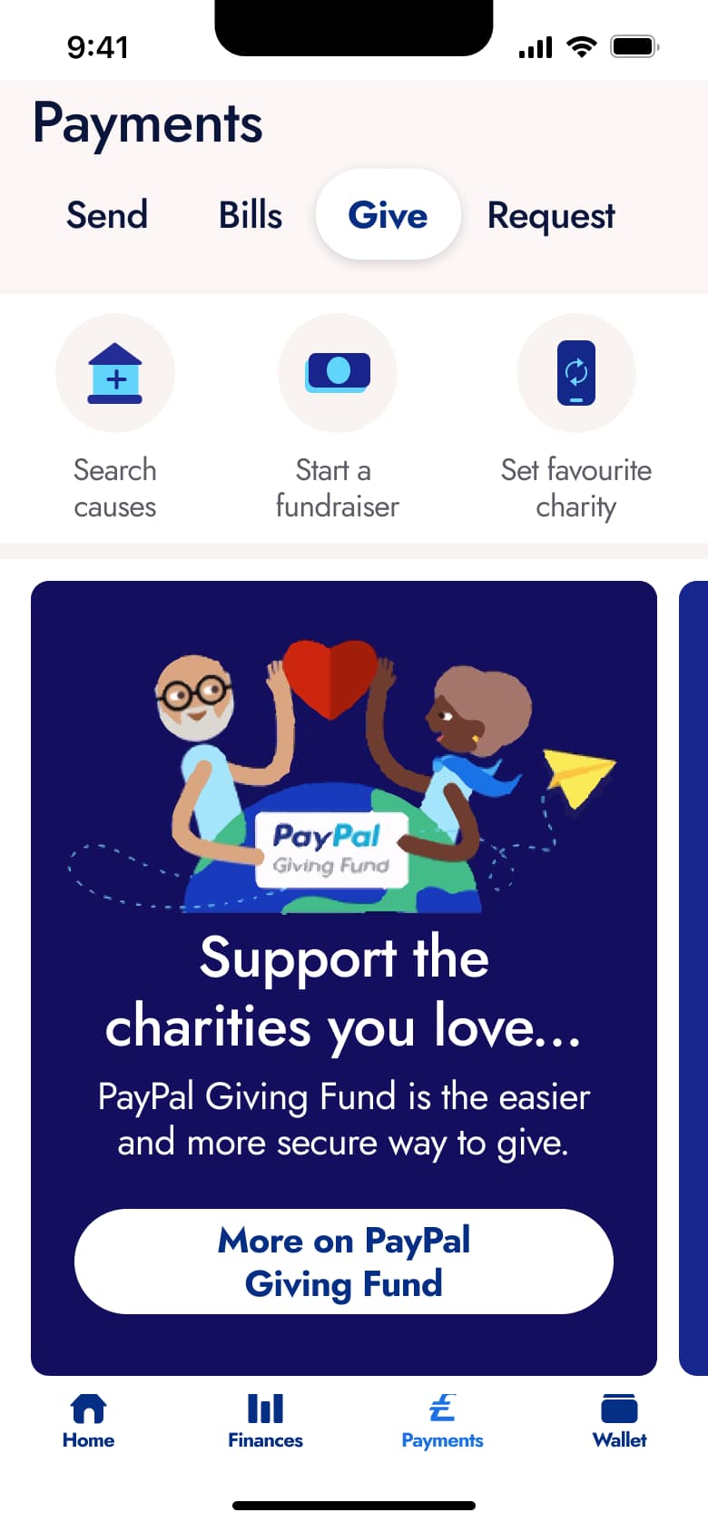 PayPal flow, step 1: payments 3