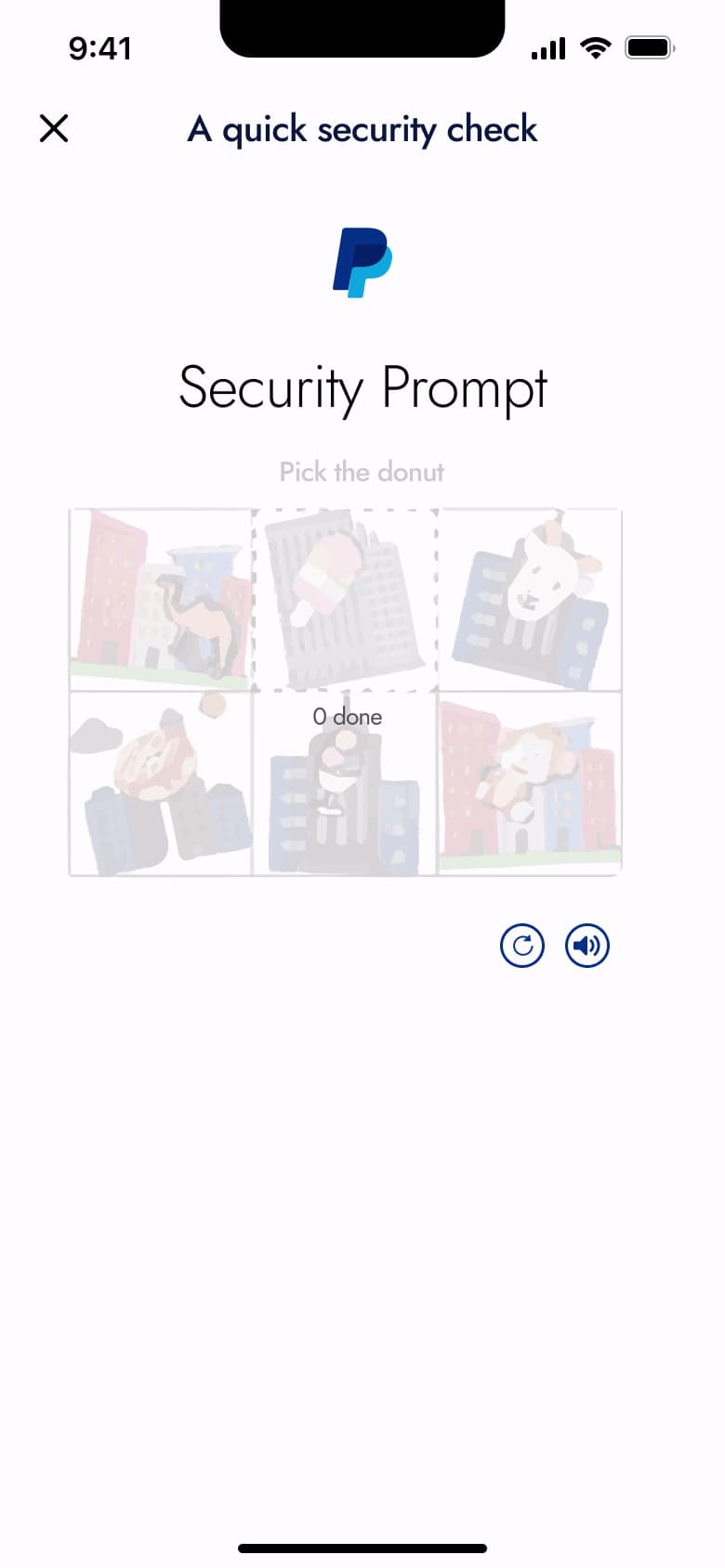 Security check captcha loading.