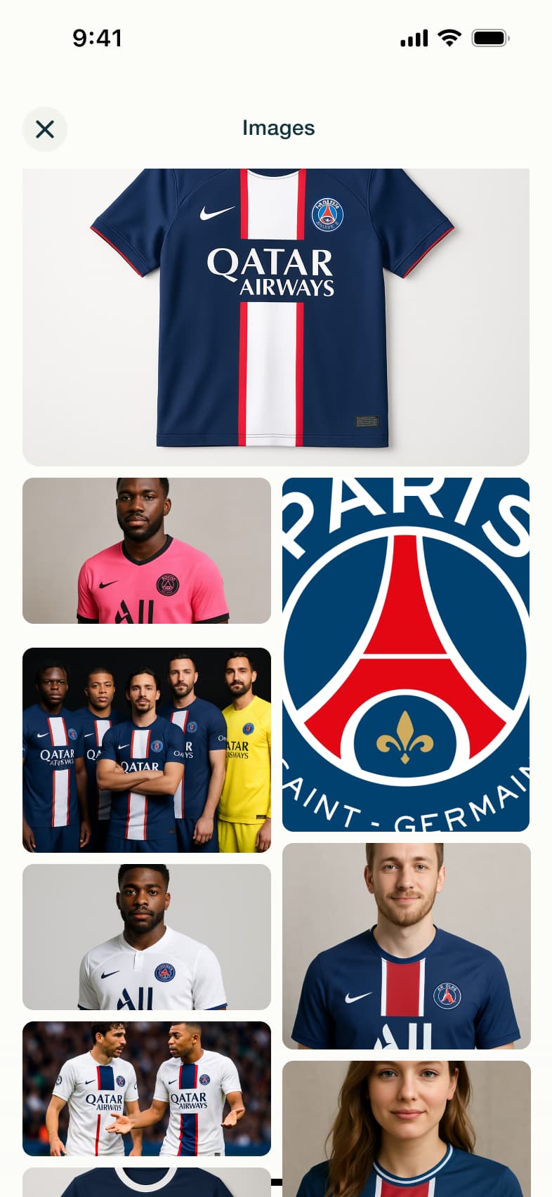 Images grid for an answer.
