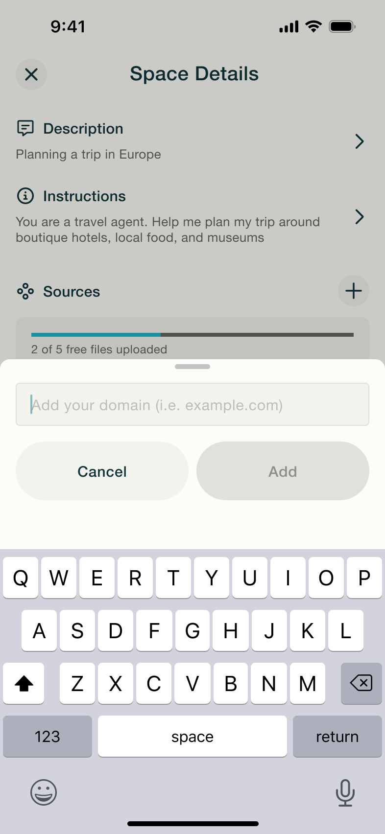 Add domain source field.