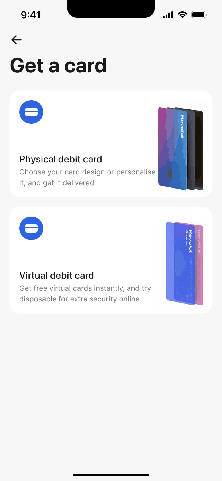 Revolut flow, step 1: complete sign up 11