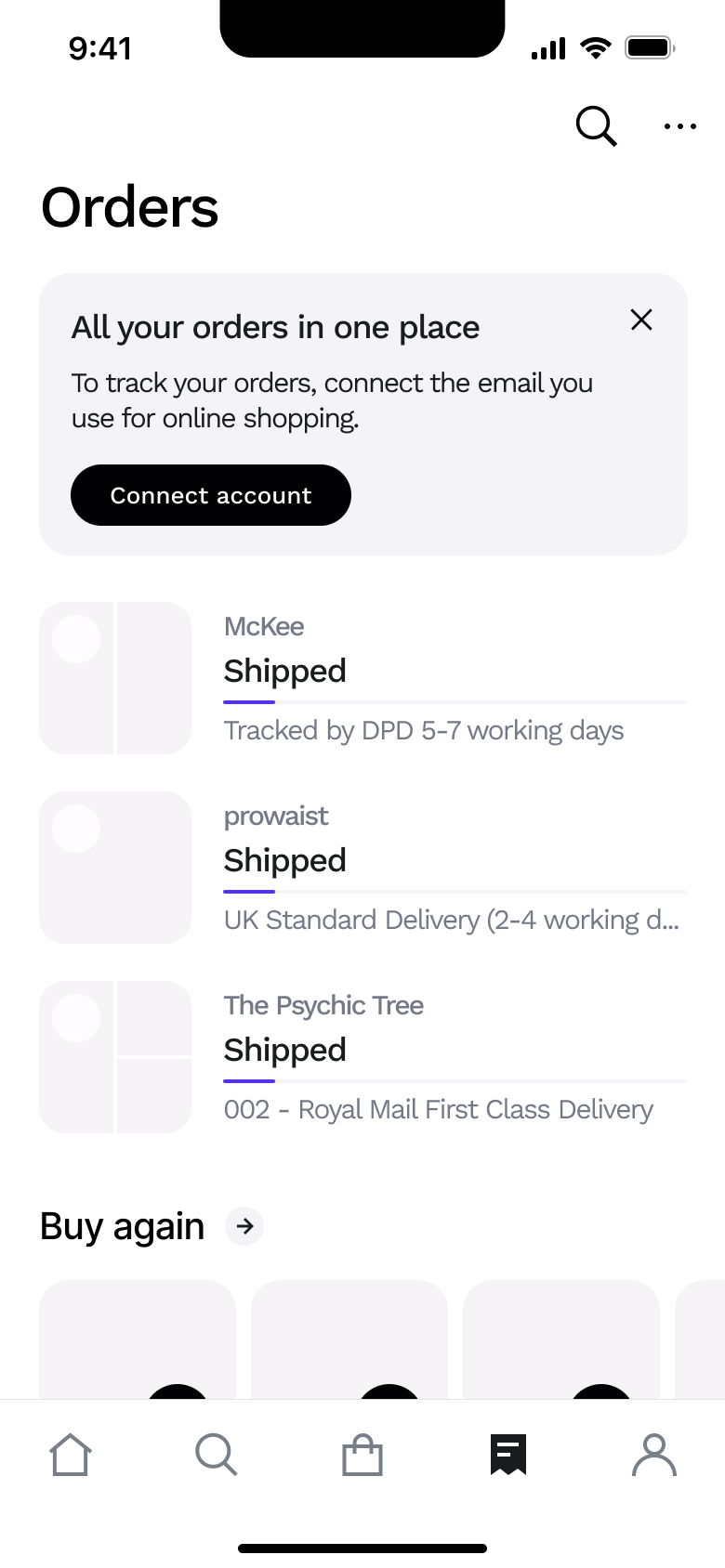 Shop flow, step 1: existing-orders 1