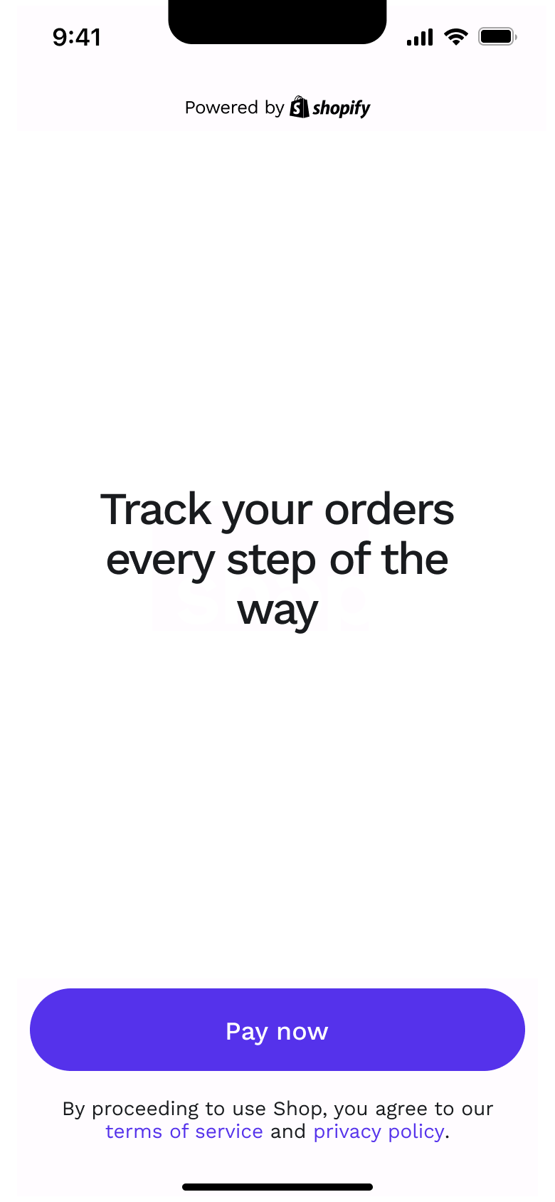 Intro: track your orders every step of the way.