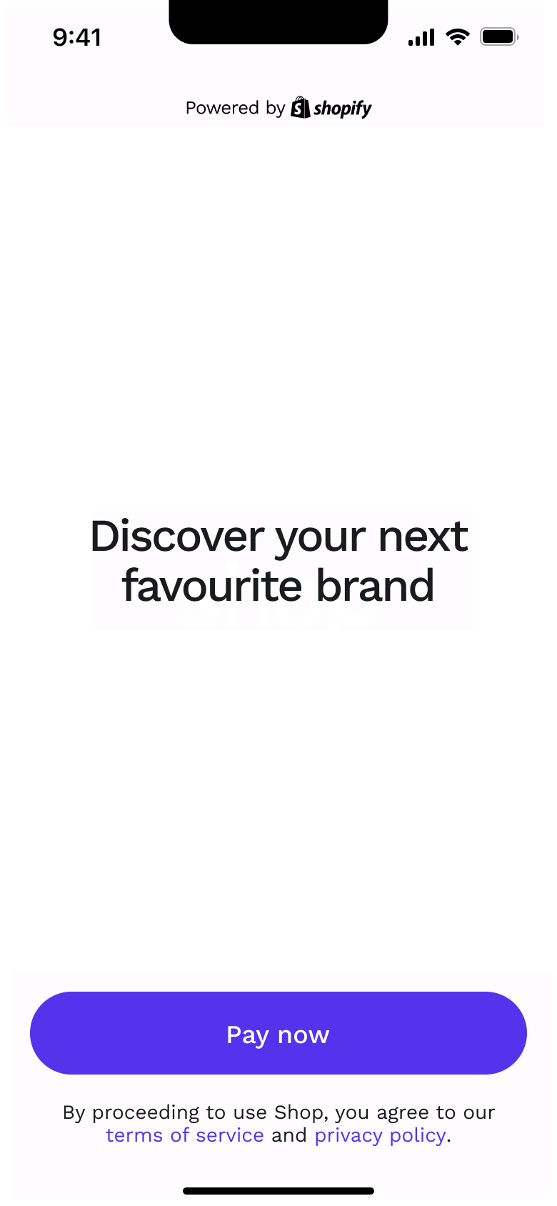 Intro: discover your next favourite brand.
