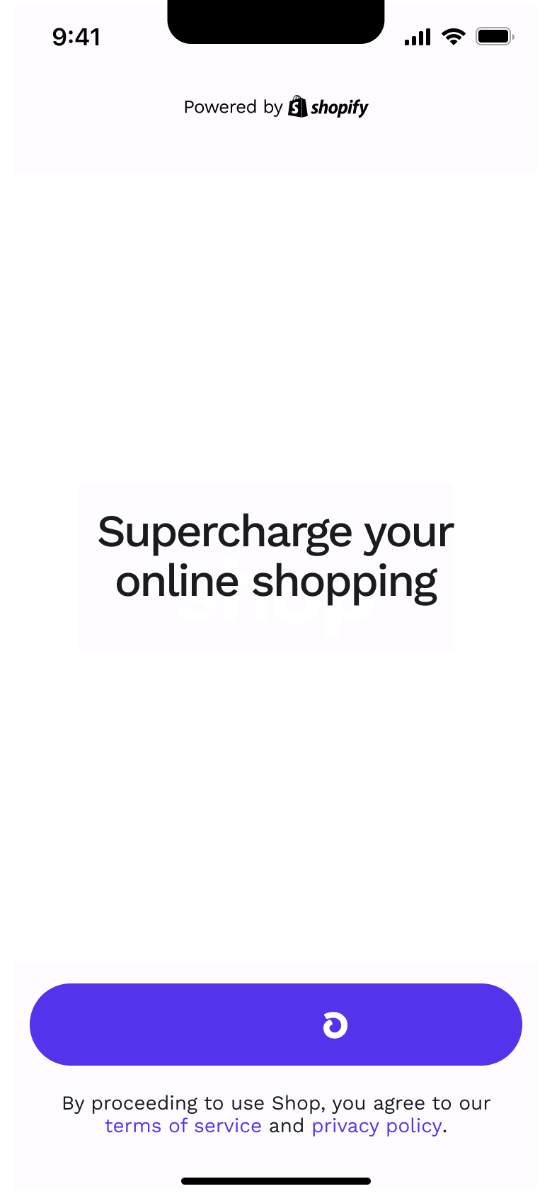 Intro: supercharge your online shopping, loading.