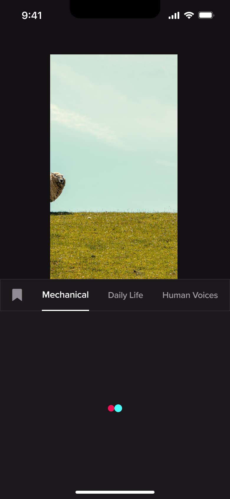 Sound effects sheet loading with category tabs.