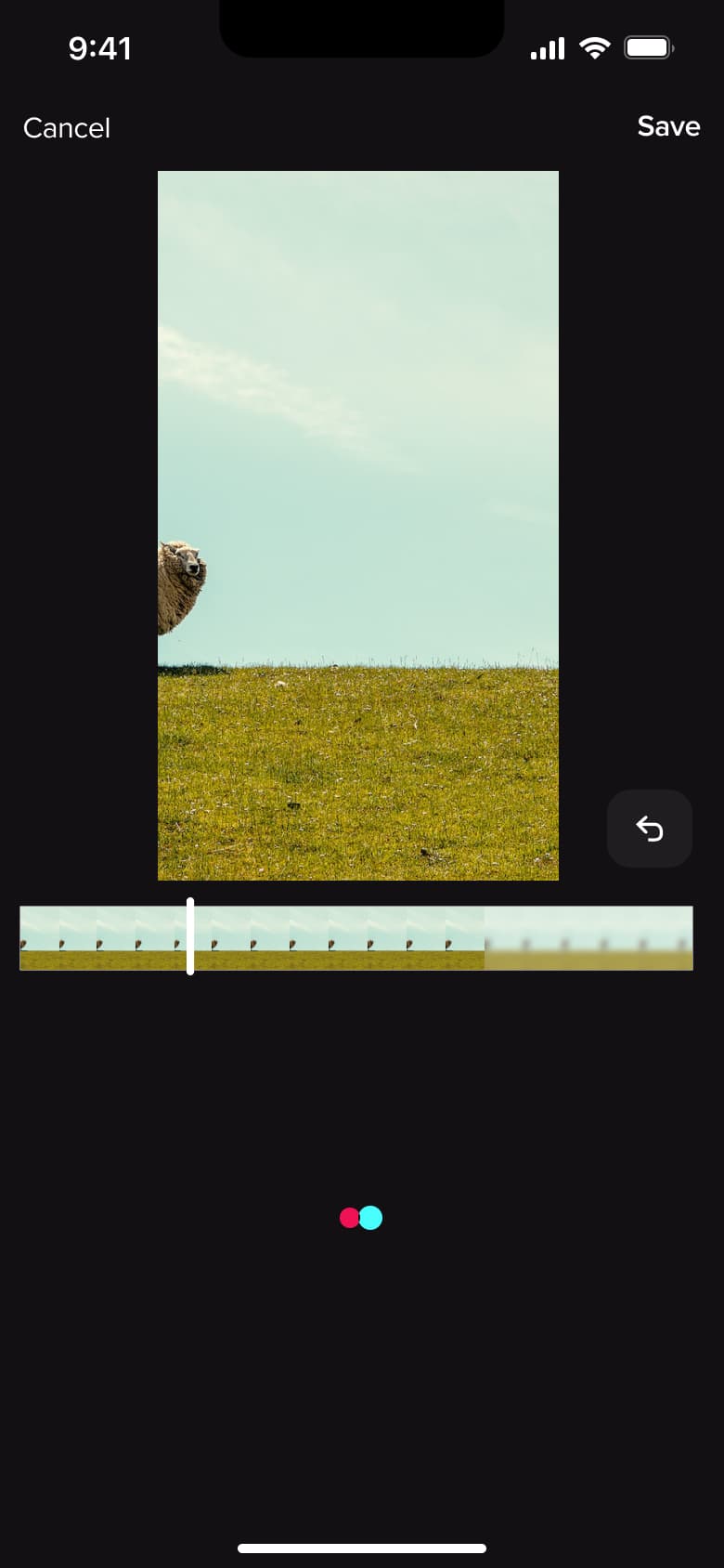Effects panel loading below the preview.