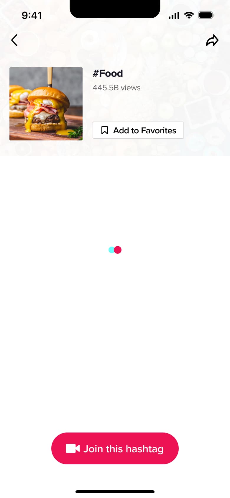 TikTok flow, step 1: search 14