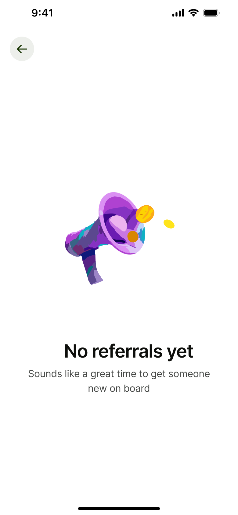 No referrals yet.